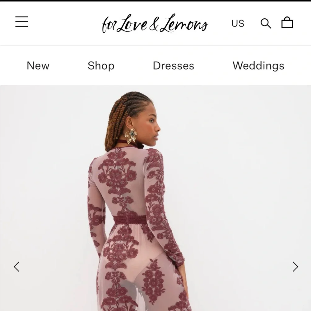 For Love and Lemons Kate Flower Earrings - Picture 7 of 12